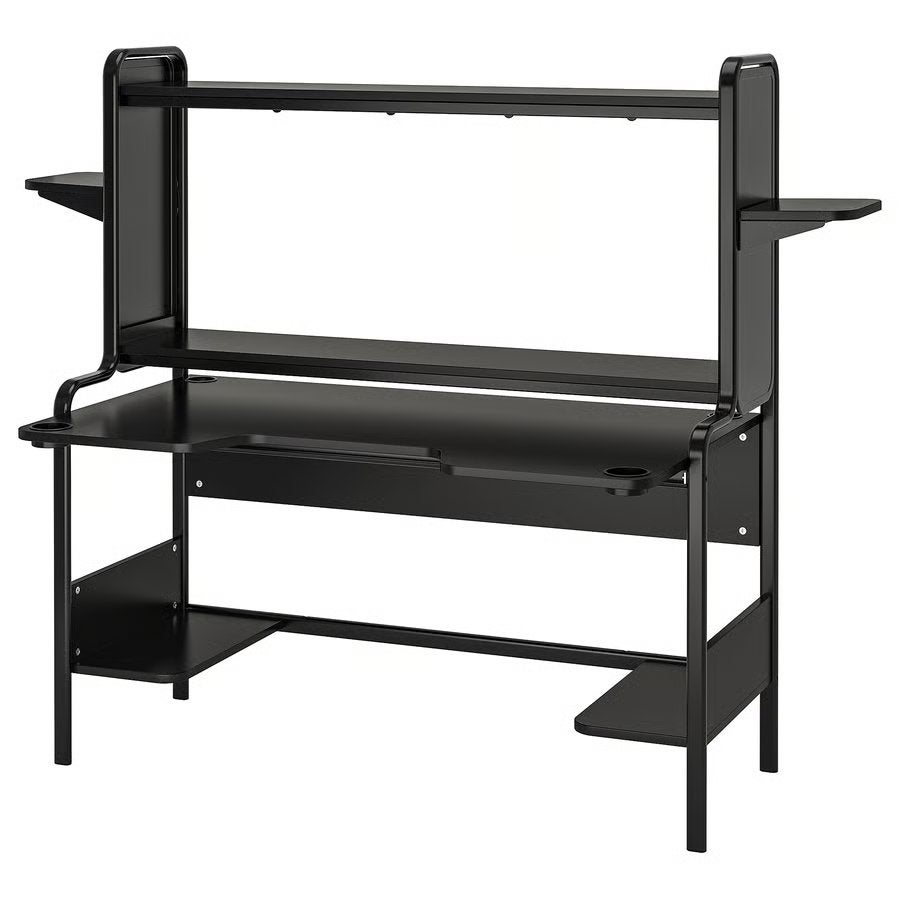 IKEA Fredde Gamebureau, Huis en Inrichting, Bureaus, Ophalen, Zwart, Zo goed als nieuw, IKEA