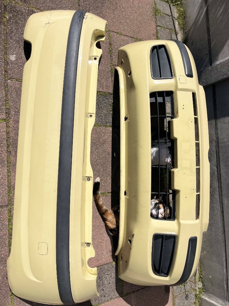 Fiat Panda 169 Voor- en Achterbumper Set 2005–2012 – €75, Auto-onderdelen, Ophalen, Fiat