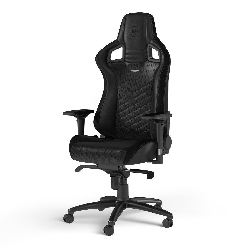 Noblechairs EPIC zwart/blauw Gaming stoel, Ophalen, Zwart, Zo goed als nieuw, Gaming bureaustoel