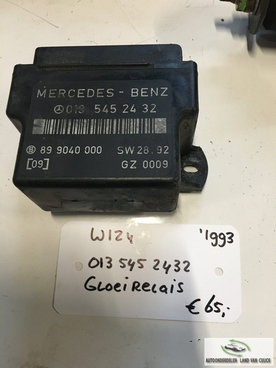 Mercedes w124 Gloeirelais 1993