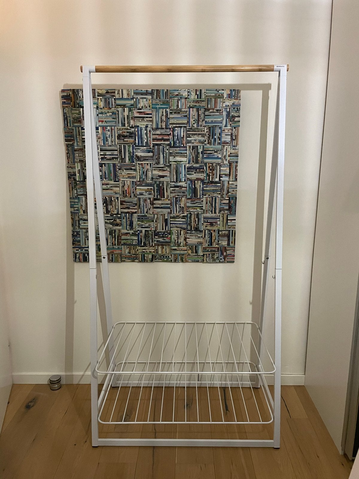Brabantia Linn kledingrek large met plank en bamboe roede, Kleding | Dames, Kledingrekken, Ophalen, Gebruikt