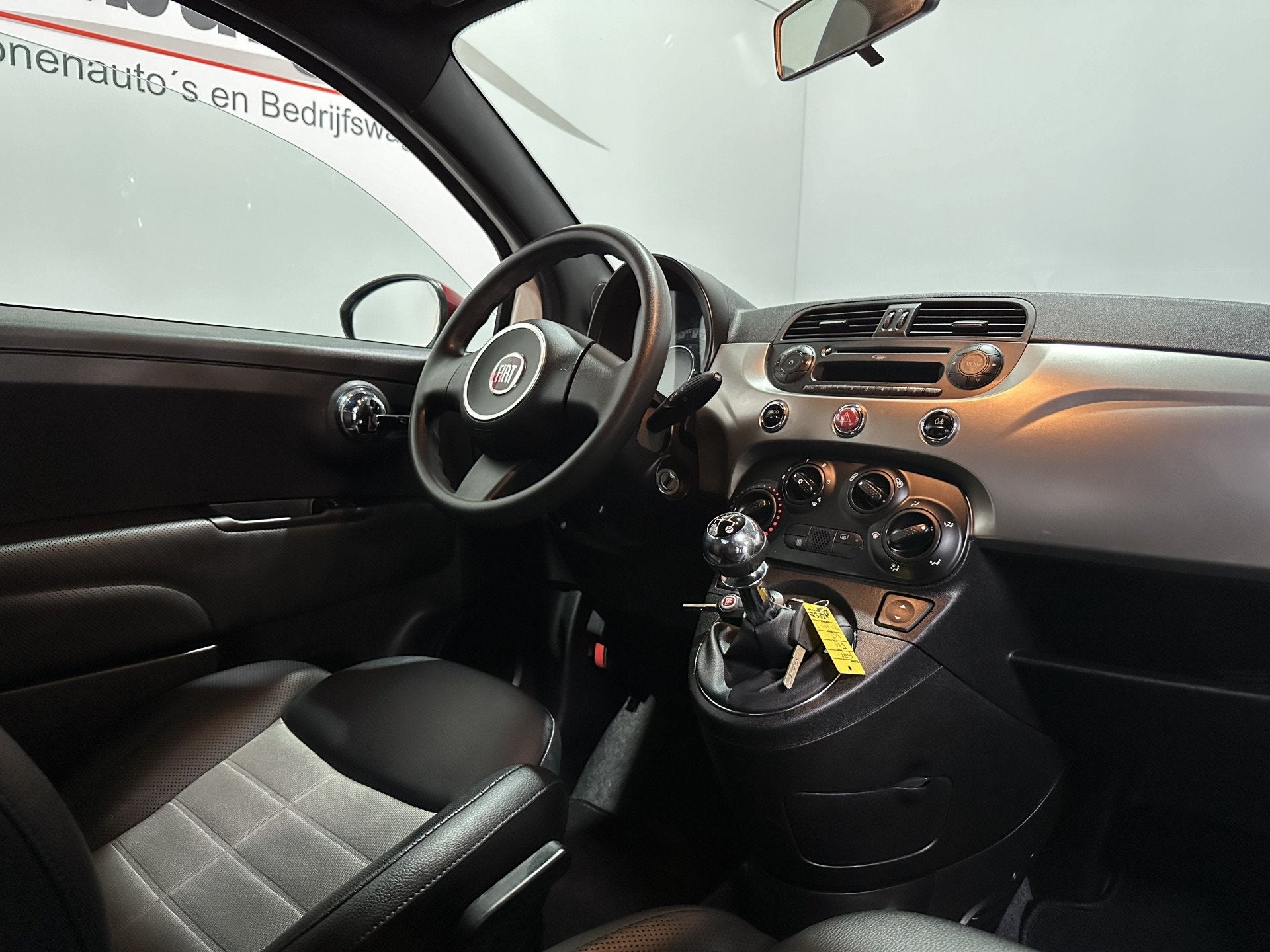 Fiat 500 0.9 TwinAir - Airco / Radio cd / Elek. ramen, Auto's, Fiat, Voorwielaandrijving, Euro 5, 86 pk, Gebruikt