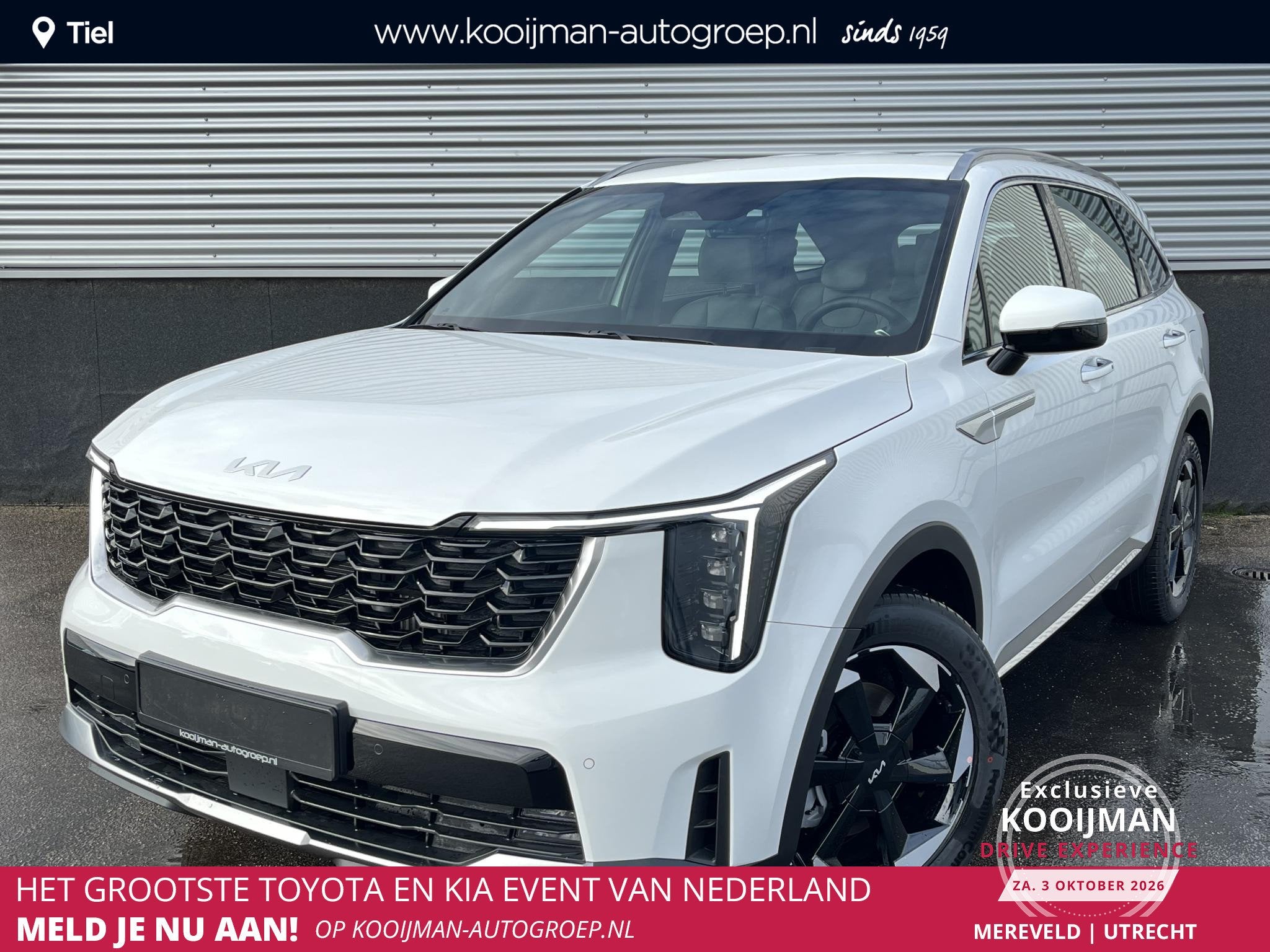 Kia Sorento 1.6 T-GDi Hybrid 2WD DynamicLine 7p. ACTIE UIT V, Auto's, Automaat, 14 kWh, Euro 6, 4 cilinders