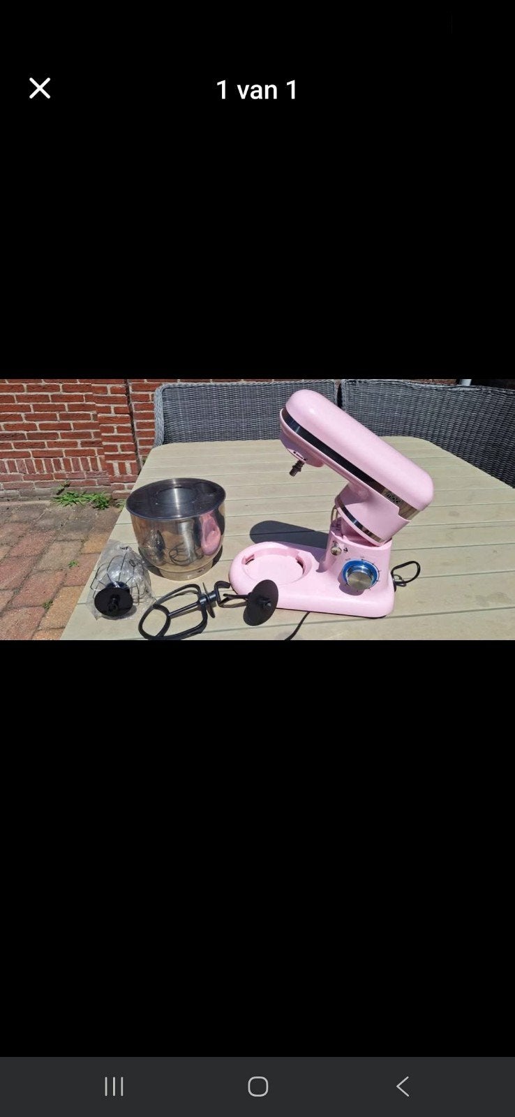 Mooie roze MOA mixer, Ophalen, Gebruikt