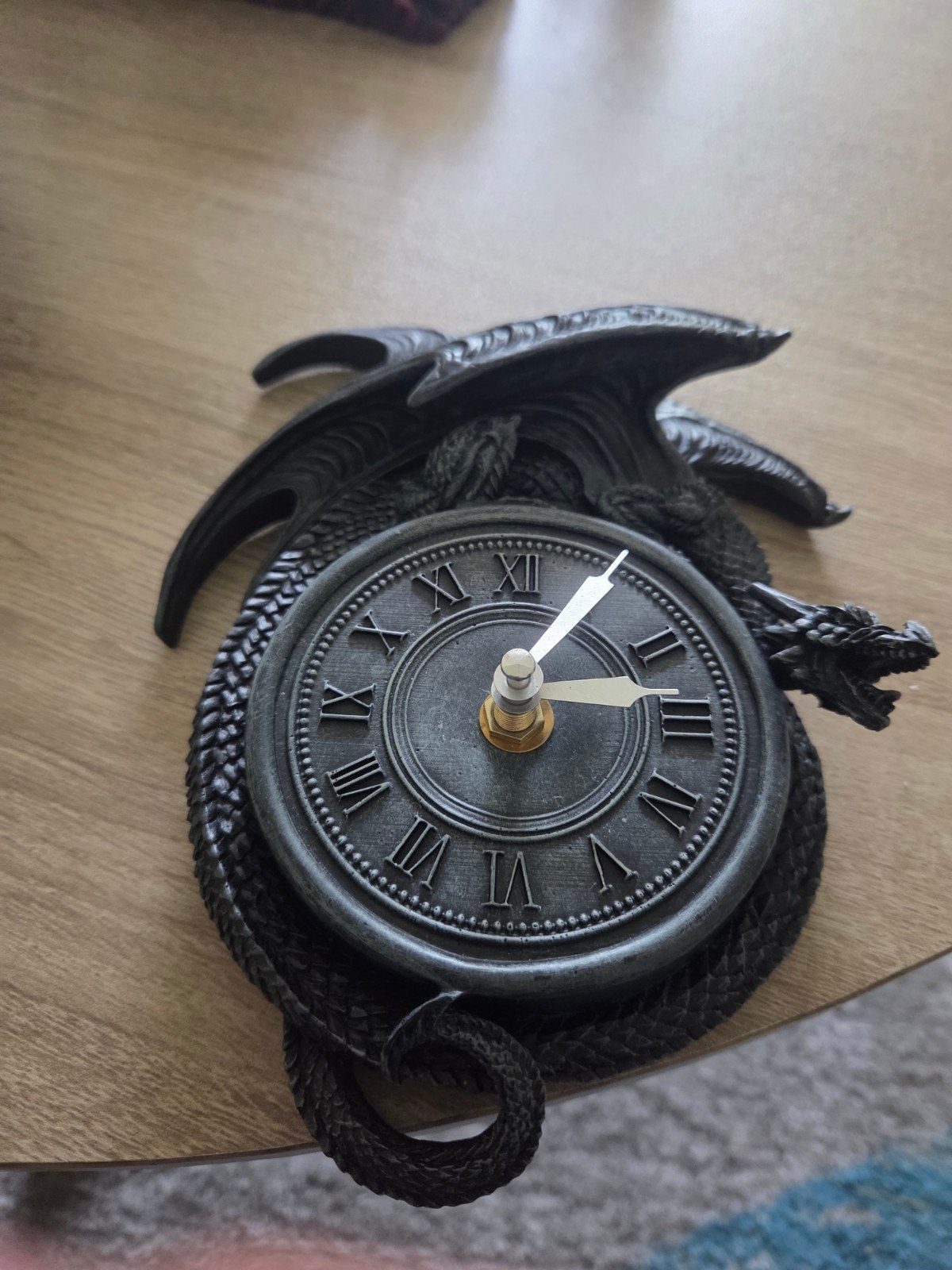Drakenklok - Gotische stijl wandklok, Ophalen of Verzenden