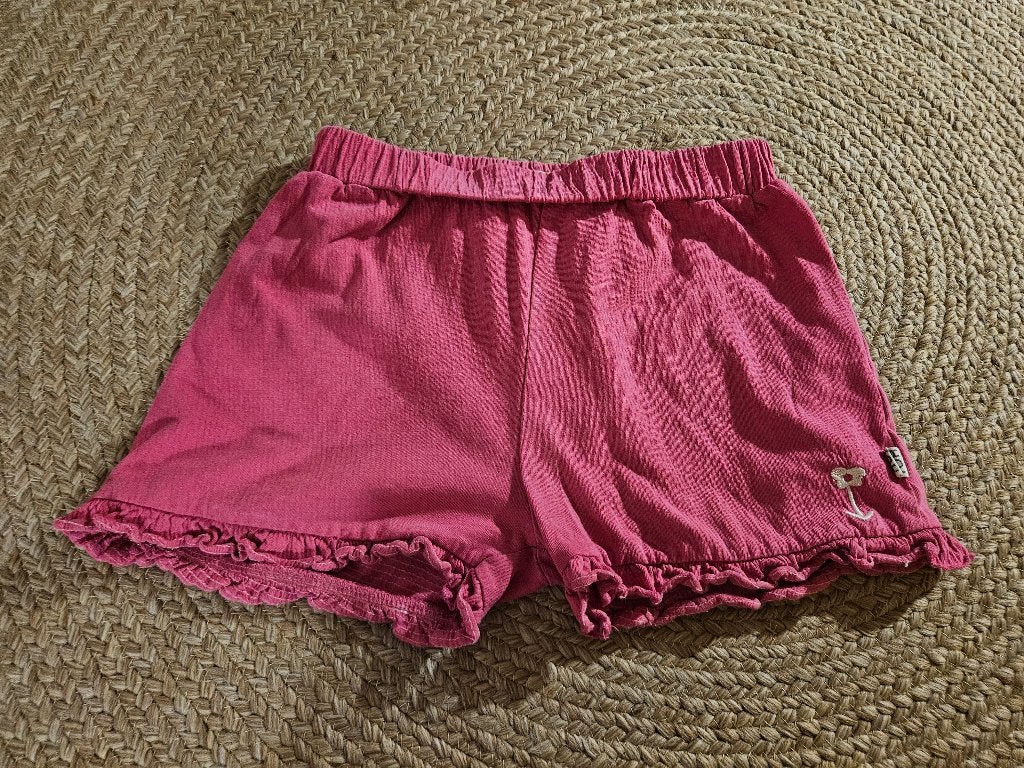 Roze korte broek van house of Jamie, maat 134-140, Broek, Meisje, Ophalen of Verzenden, Zo goed als nieuw