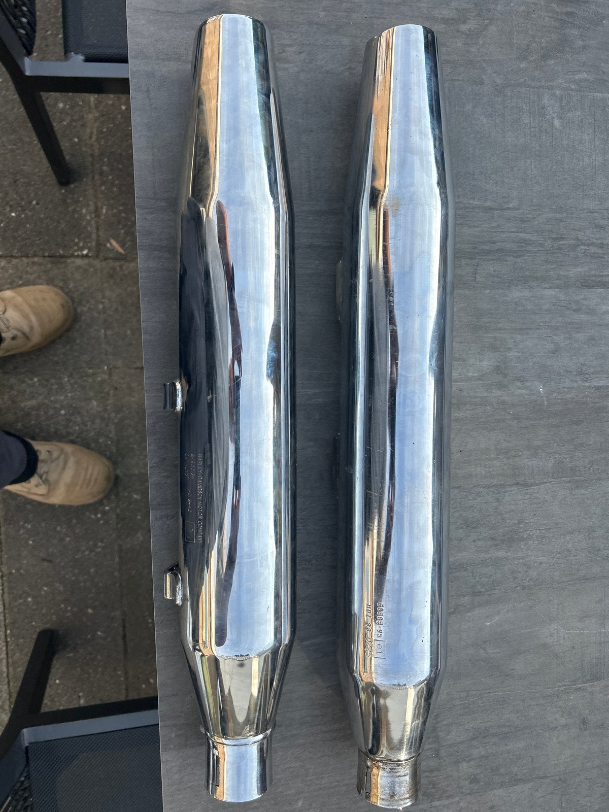 Harley-Davidson uitlaten 65885-95 en 64900164, Ophalen of Verzenden, Gebruikt