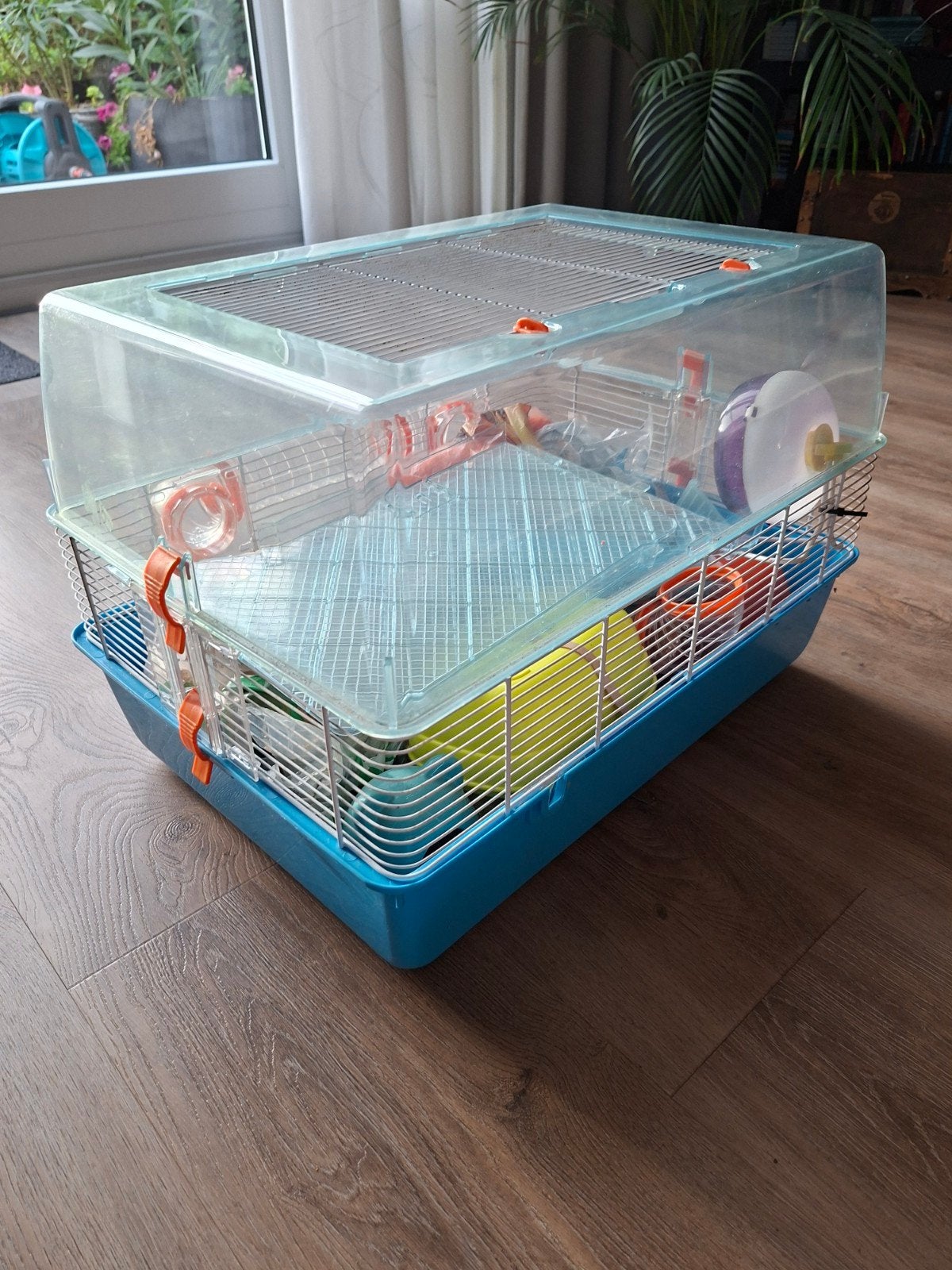 Hamsterkooi met diverse toebehoren, Dieren en Toebehoren, Kooi, Minder dan 75 cm, Hamster, Ophalen