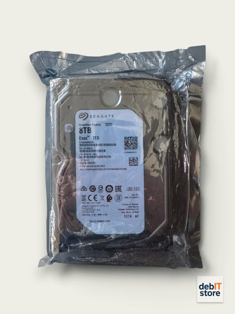 Seagate Exos 8tb NAS - Server HDD (Nieuw), Computers en Software, 8tb, Seagate, Nieuw, Info@debitstore.nl
