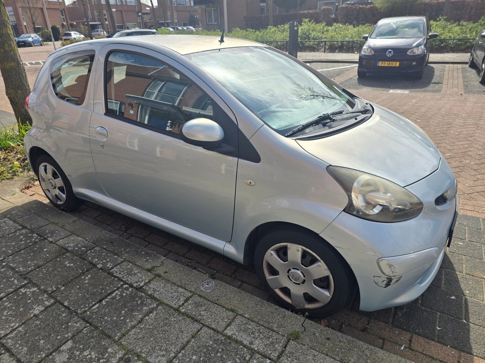 Toyota Aygo 1.0 12V Vvt-i 3DRS MMT 2006 Blauw, Auto's, Toyota, Voorwielaandrijving, Stof, 4 cilinders, 68 pk