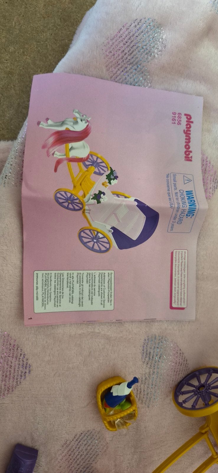 Playmobil Prinsessenkoets met paard en figuren, Kinderen en Baby's, Speelgoed | Playmobil, Zo goed als nieuw, Complete set, Ophalen of Verzenden