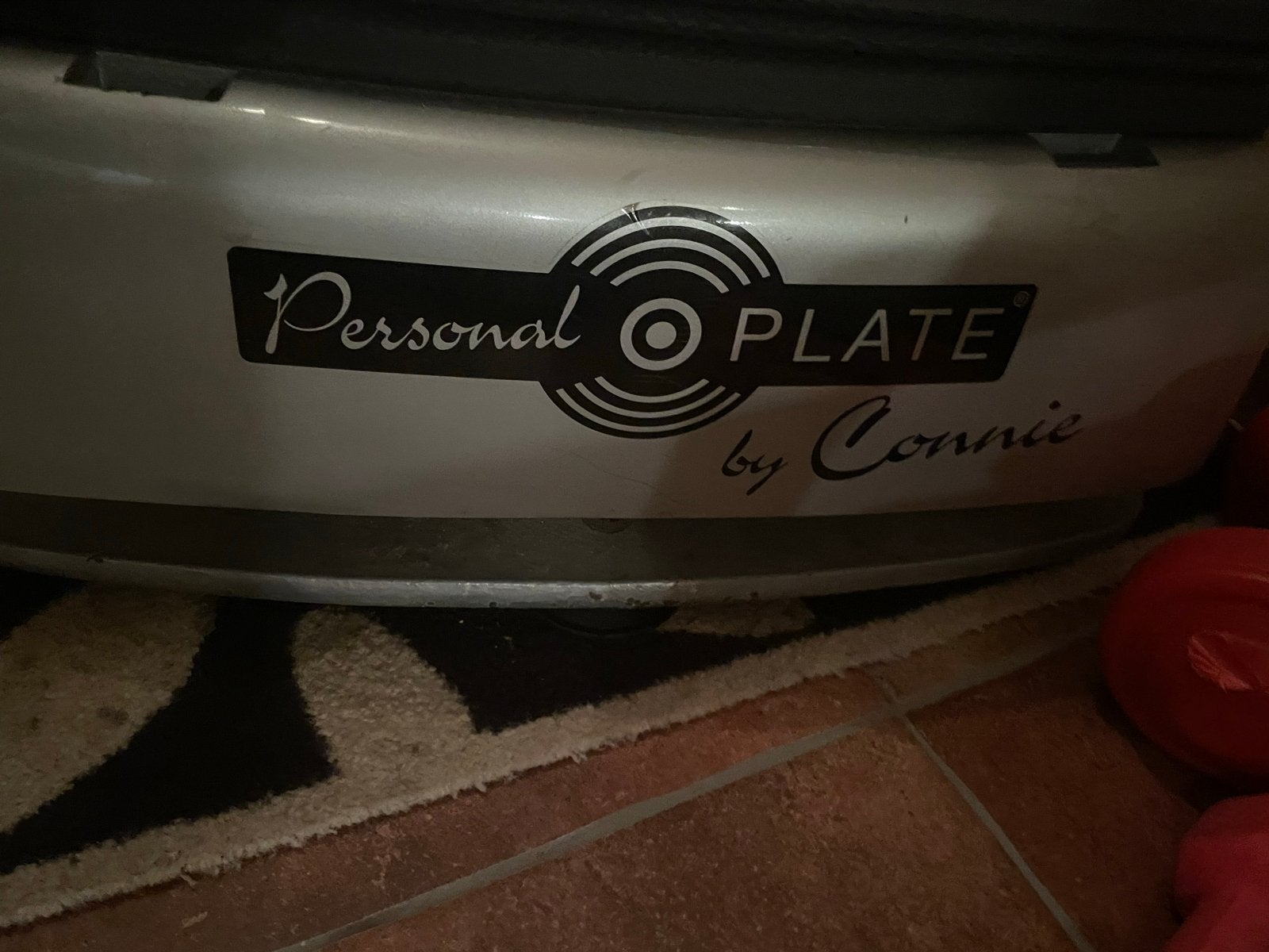 Personal Plate by Connie Trilplaat, Ophalen, Gebruikt, Trilplaat, Armen