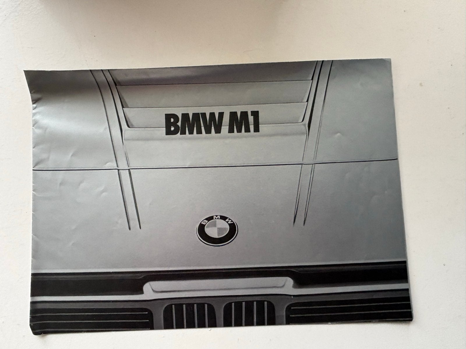 Originele BMW M1 brochure/folder uit 1978, Ophalen of Verzenden, Gelezen, BMW