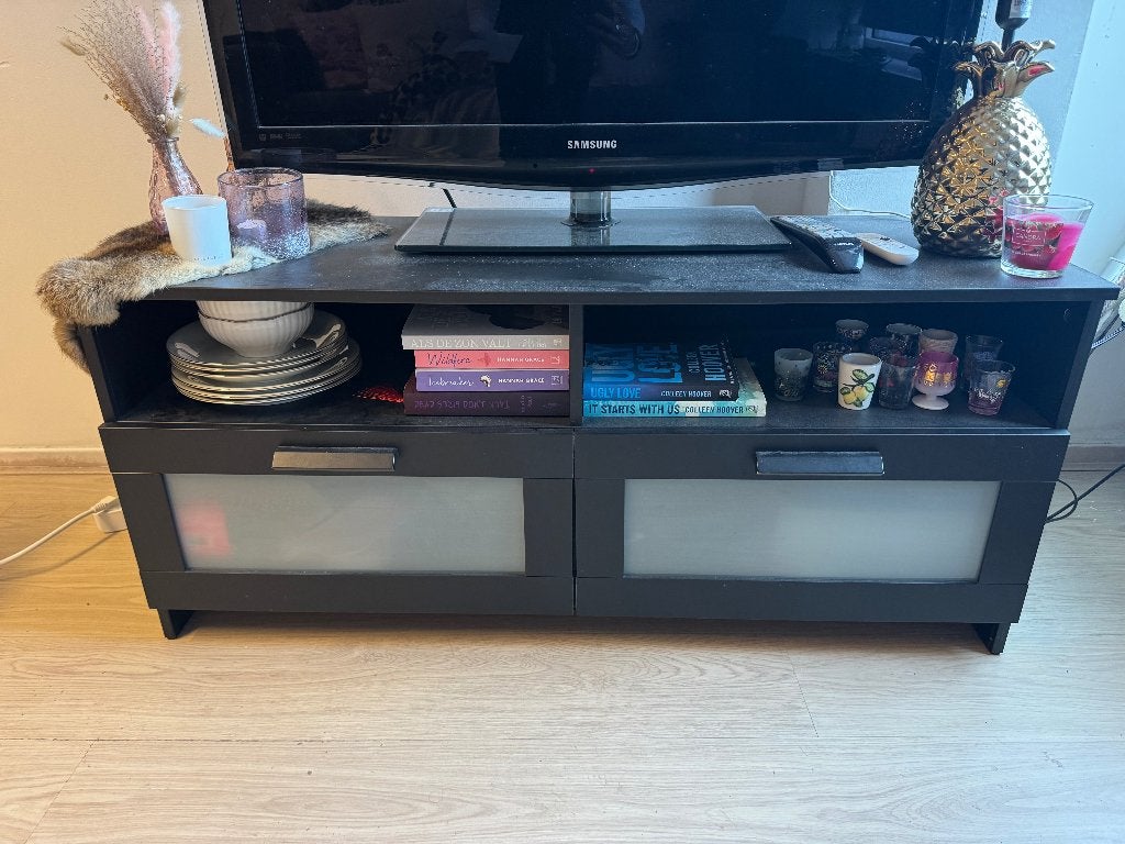 TV meubel IKEA Brimnes, Huis en Inrichting, Kasten | Televisiemeubels, Ophalen, Kunststof, Gebruikt, 100 tot 150 cm
