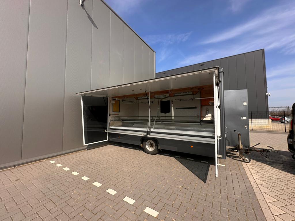 Marktwagen BORCO HOHNS VERKOOPWAGEN FOODTRUCK 451x230, Zakelijke goederen, Partijgoederen en Retail | Verkoopwagens, Ophalen of Verzenden