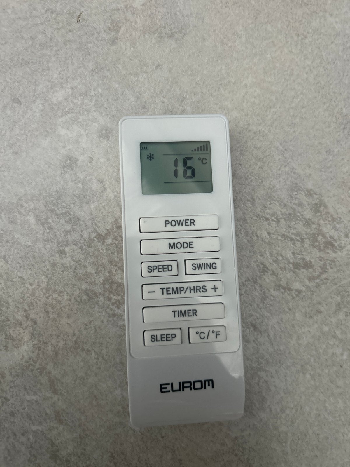 Eurom Polar 16CH Mobiele Airco met Afstandsbediening, Ophalen, Koelen en Ontvochtigen, Timer, Nieuw