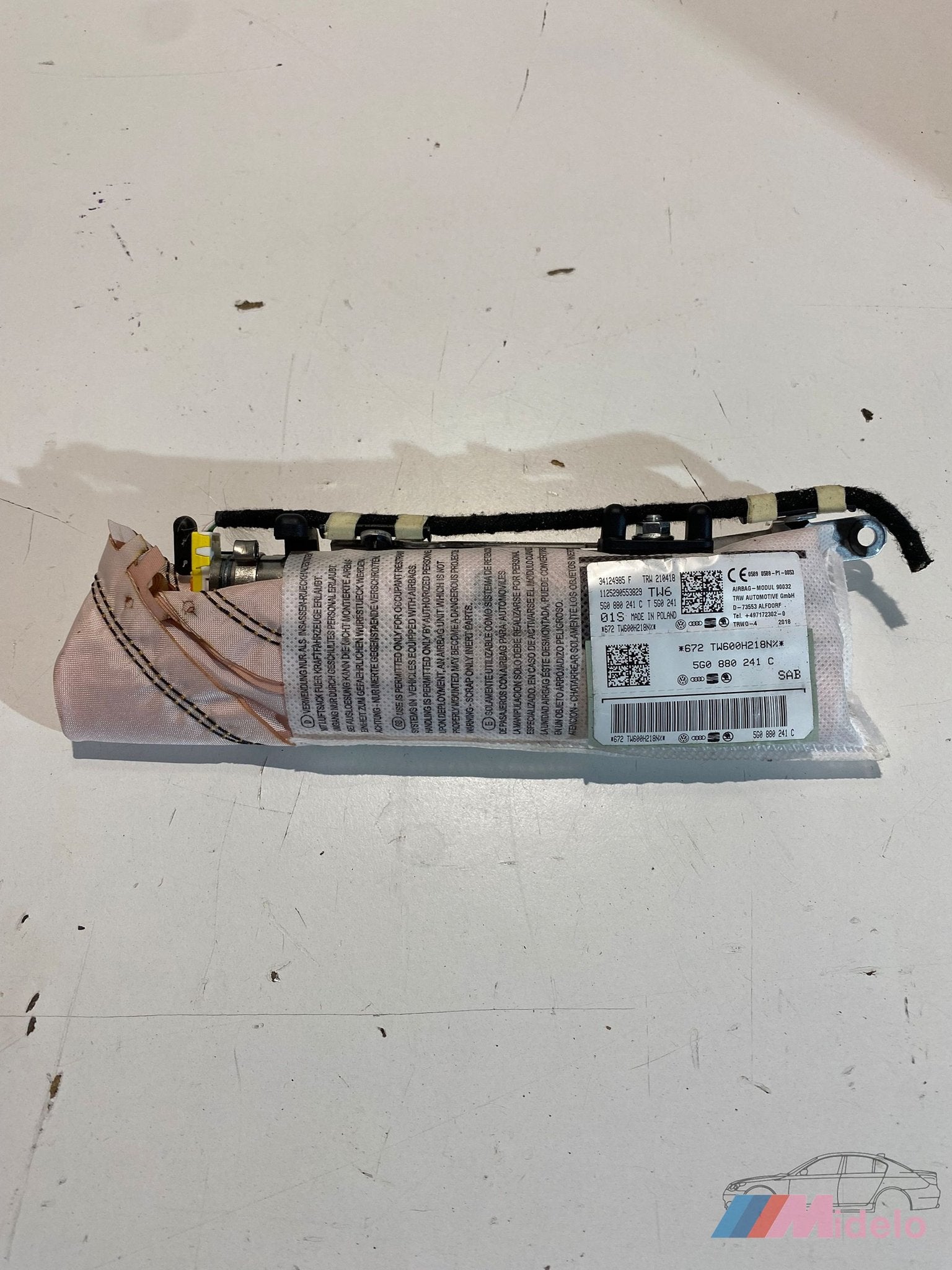 VW GOLF VII STOEL AIRBAG LINKS 5G0880241C, Gebruikt, -, Volkswagen, -