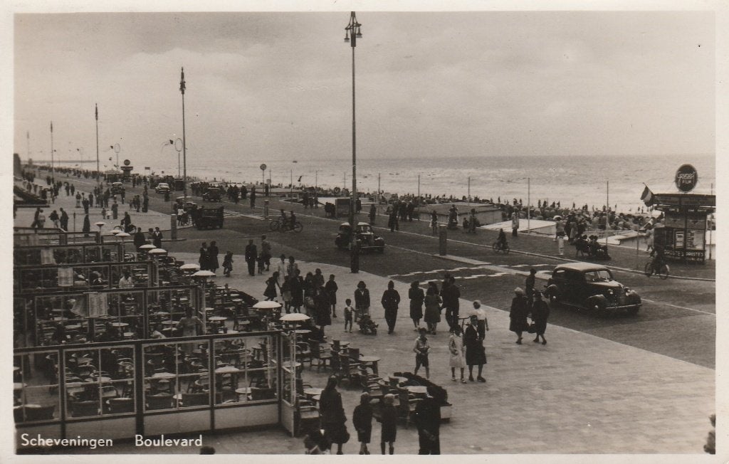 Scheveningen, Verzamelen, Ansichtkaarten | Nederland, Ophalen of Verzenden, 1920 tot 1940, Gelopen, Zuid-Holland