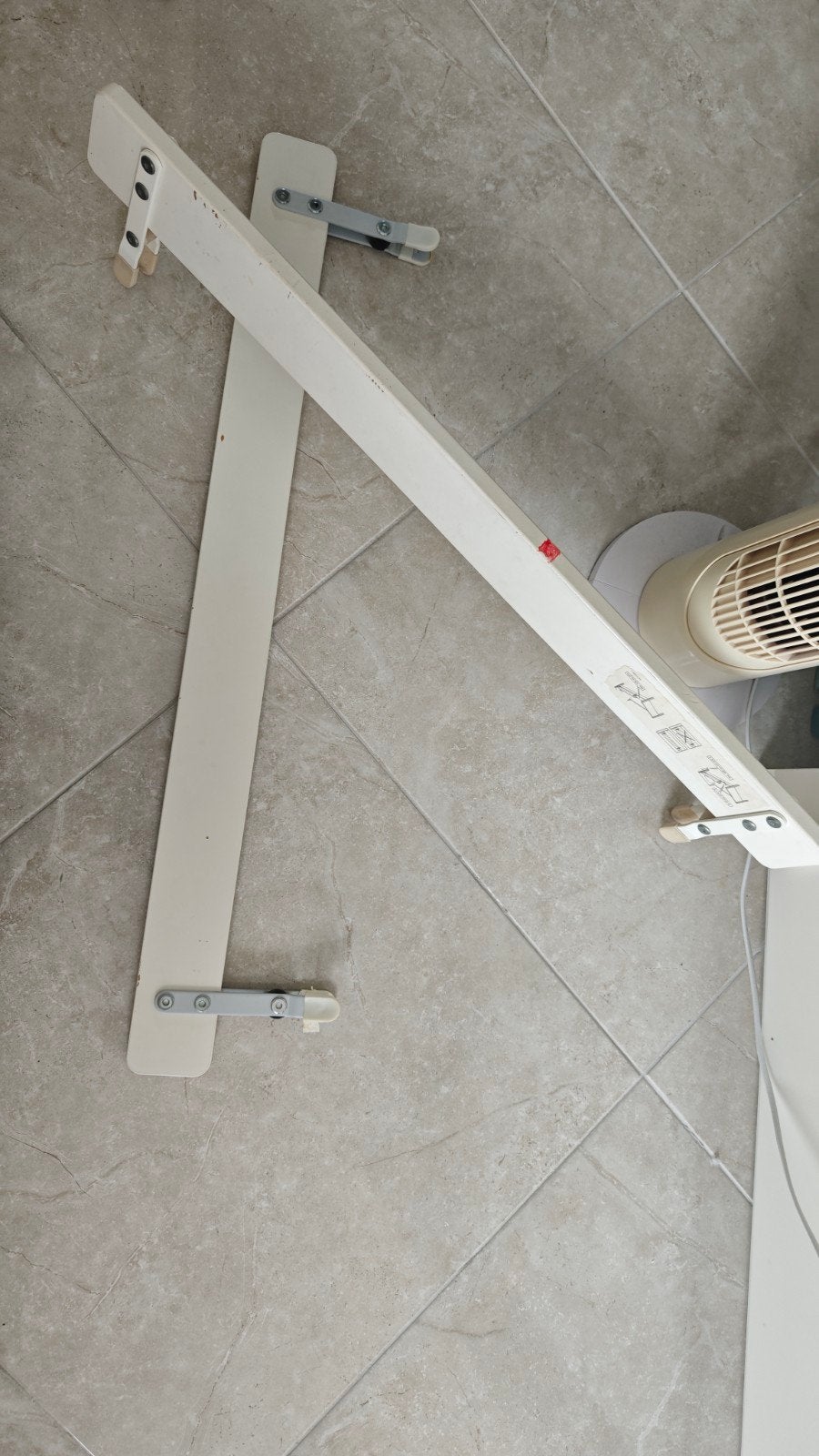 Gebruikt houten bedhekjes wit, Ophalen, Gebruikt, Minder dan 140 cm, Minder dan 70 cm