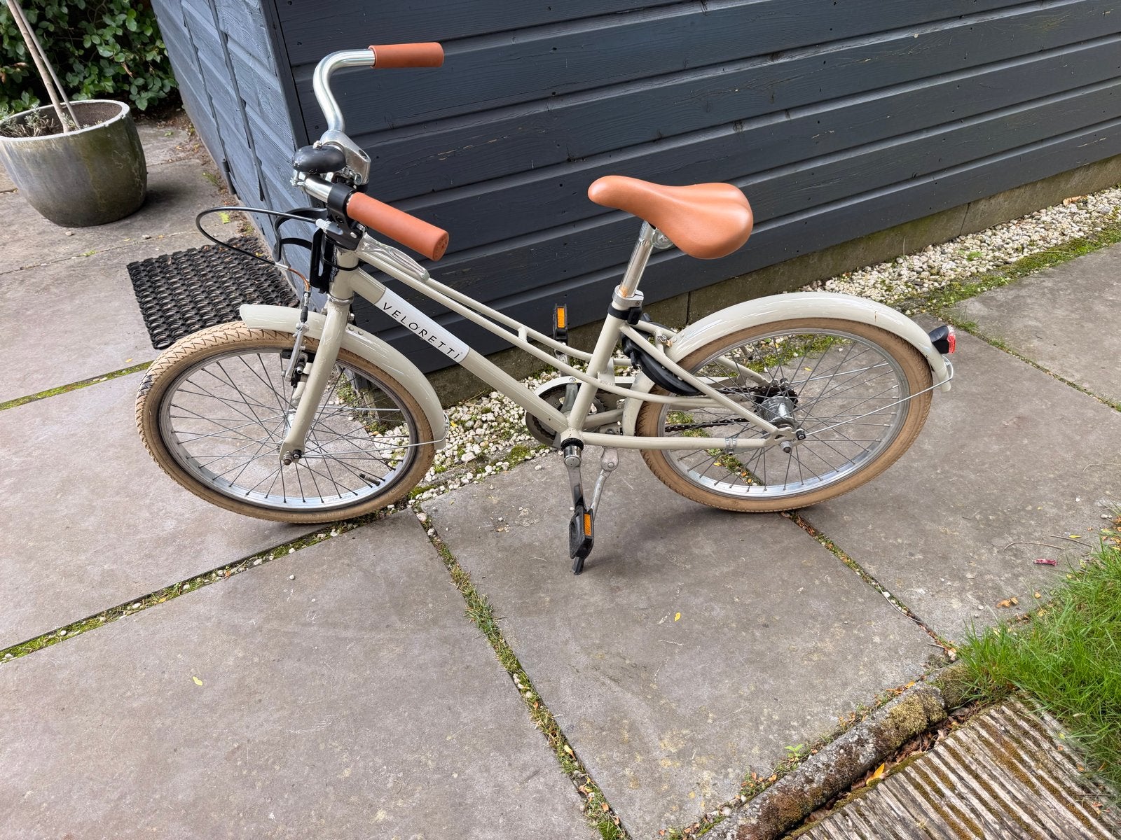 Veloretti kinderfiets, gebruikt, Maxi 16inch, Ophalen of Verzenden, Gebruikt, Velgrem, 16 tot 20 inch