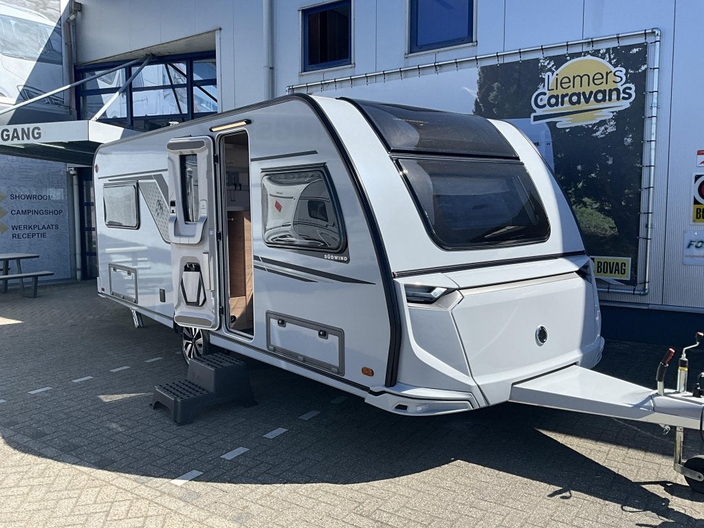 Knaus Sudwind Black Selection 580 UF MOVER-AIRCO-LUIFEL-LUX&, Caravans en Kamperen, Rondzit, Bedrijf, Overige typen, 6 tot 7 meter