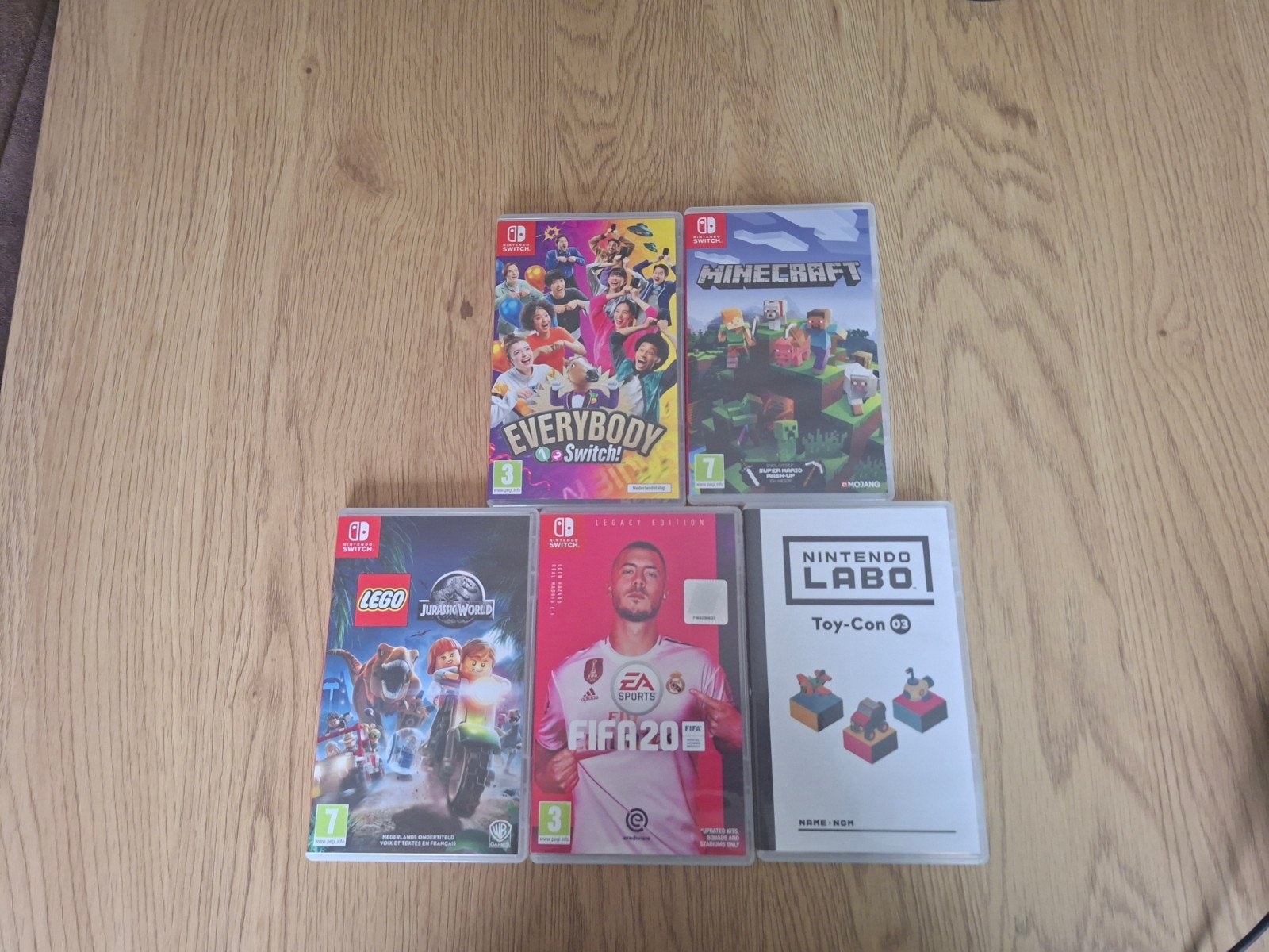 Nintendo Switch Games, Spelcomputers en Games, Ophalen, Overige genres, Zo goed als nieuw, Eén computer