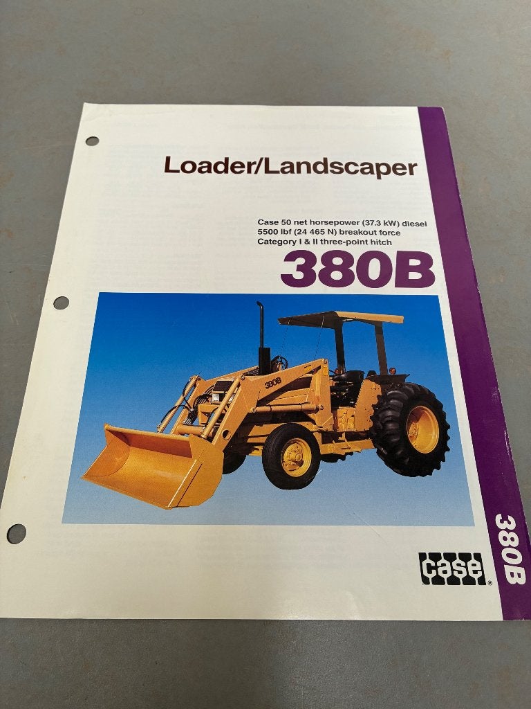 Case (International) trekker tractor folder brochure, Ophalen of Verzenden, Gelezen