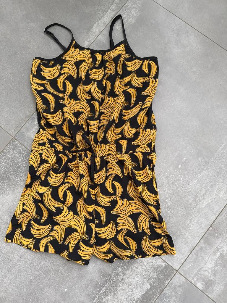 Playsuit met bananenprint maat 158/164, Ophalen of Verzenden, Gebruikt, Meisje, Overige typen