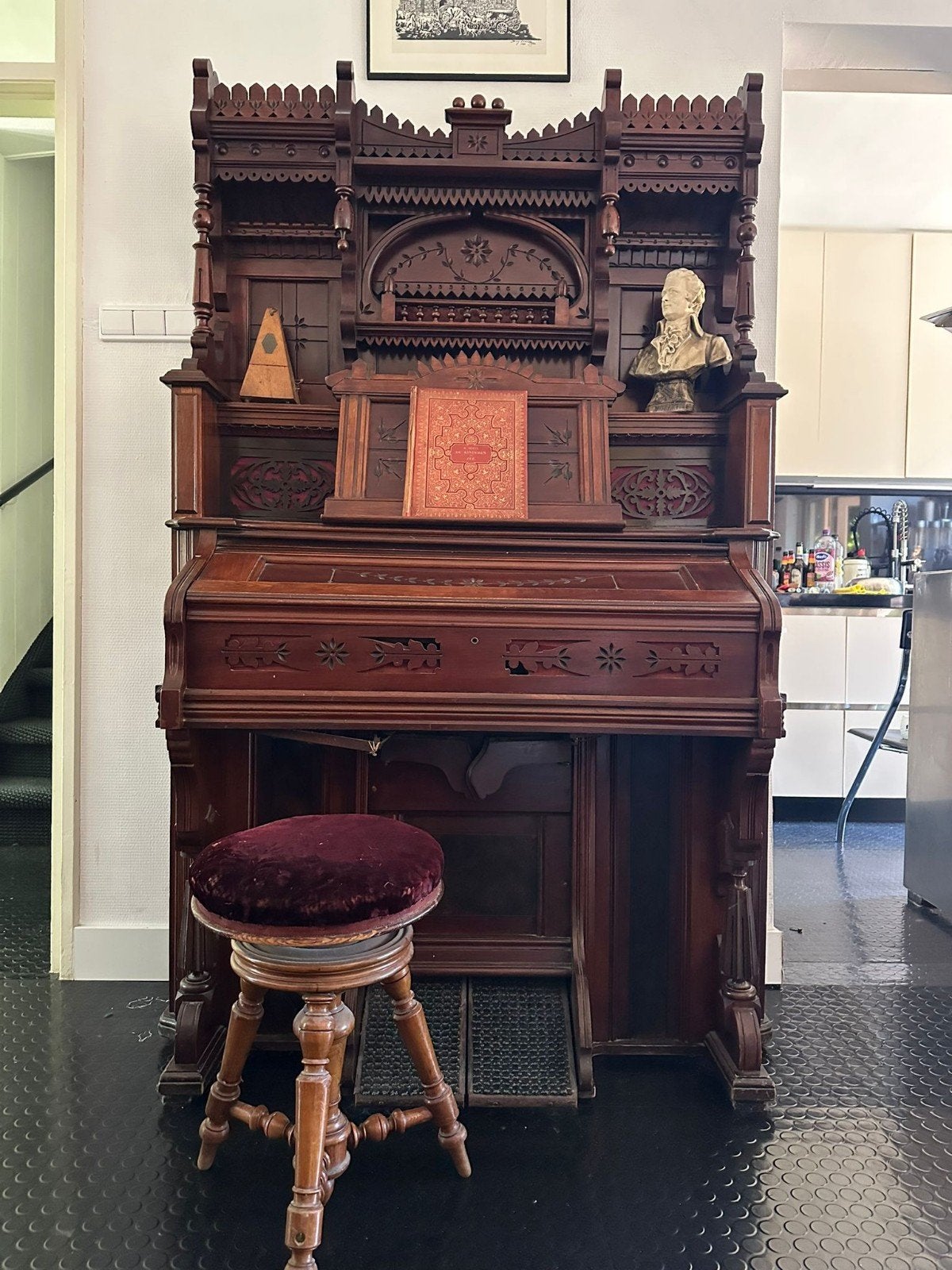 Antiek Harmonium - Chicago Cottage Organ Company, Muziek en Instrumenten, Ophalen, Gebruikt, 1 klavier, Harmonium