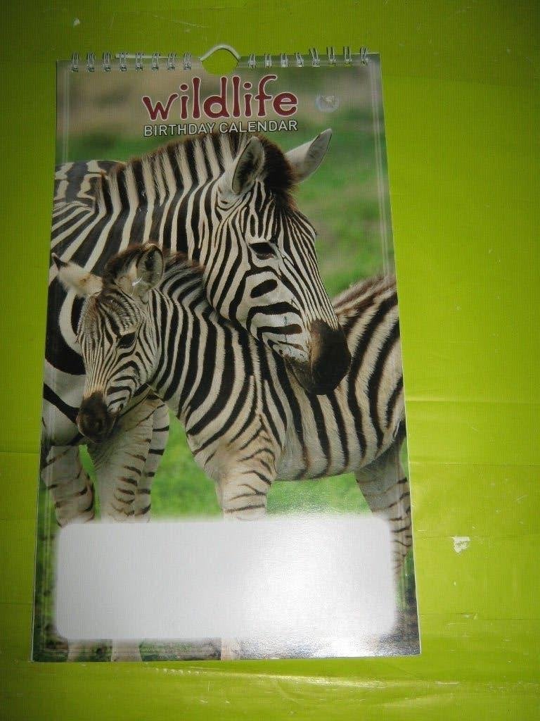 WILDLIFE VERJAARDAGSKALENDER €0,50! OPBRENGST VOEDSELBANK!, Ophalen, Maandkalender, Zo goed als nieuw
