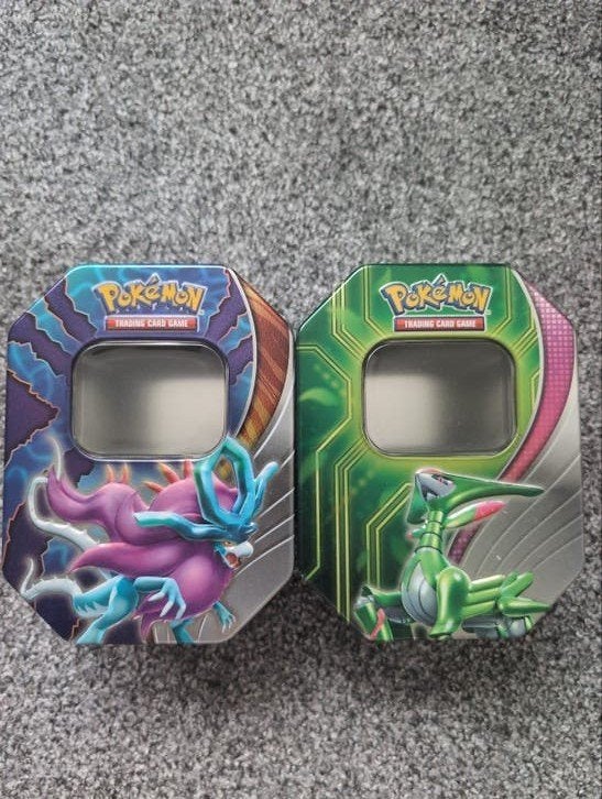 twee lege pokemon tins, Ophalen of Verzenden, Zo goed als nieuw