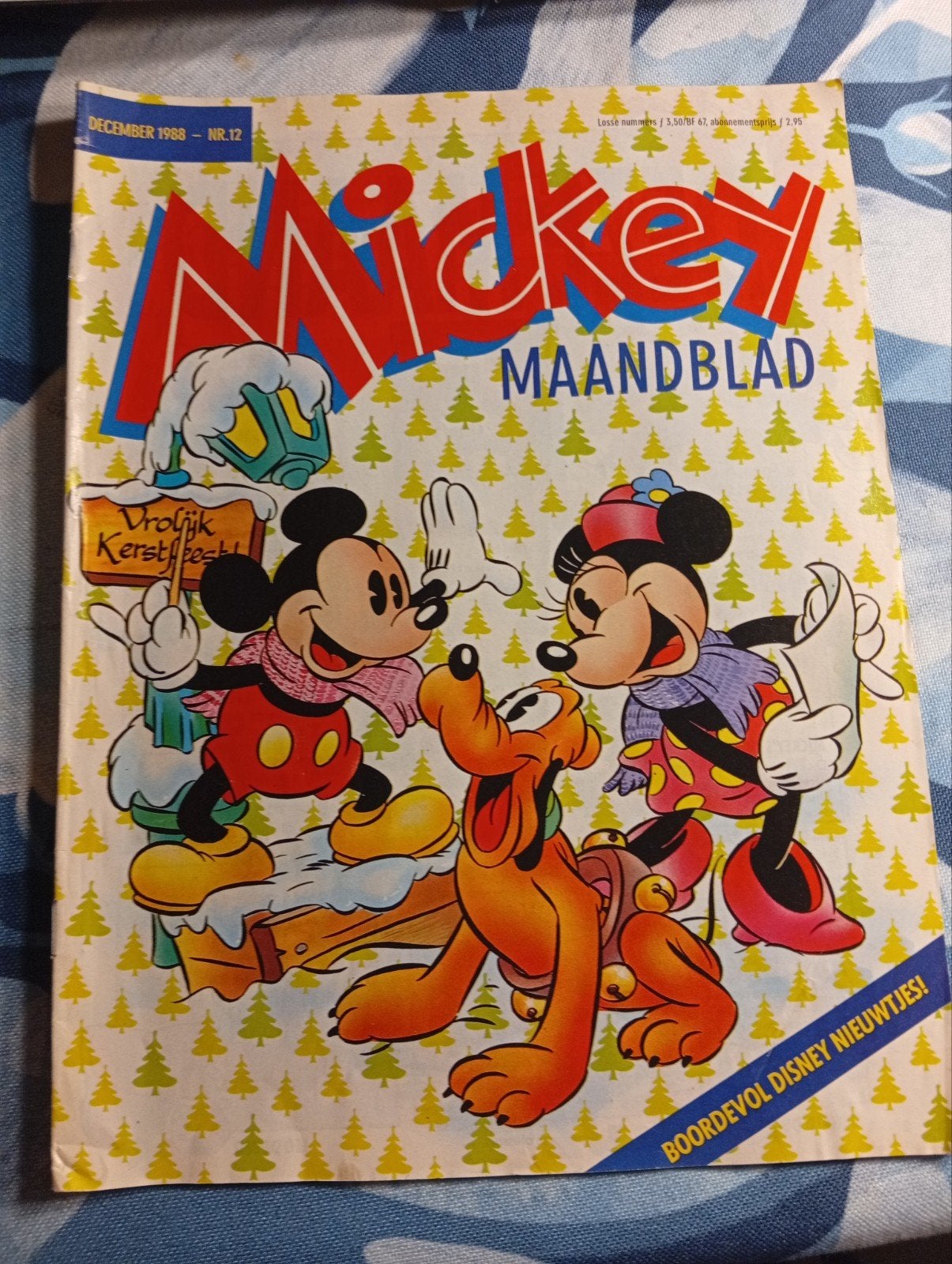 Mickey Maandblad - December 1988 - Nr. 12, Boeken, Ophalen of Verzenden, Gelezen, Overige typen
