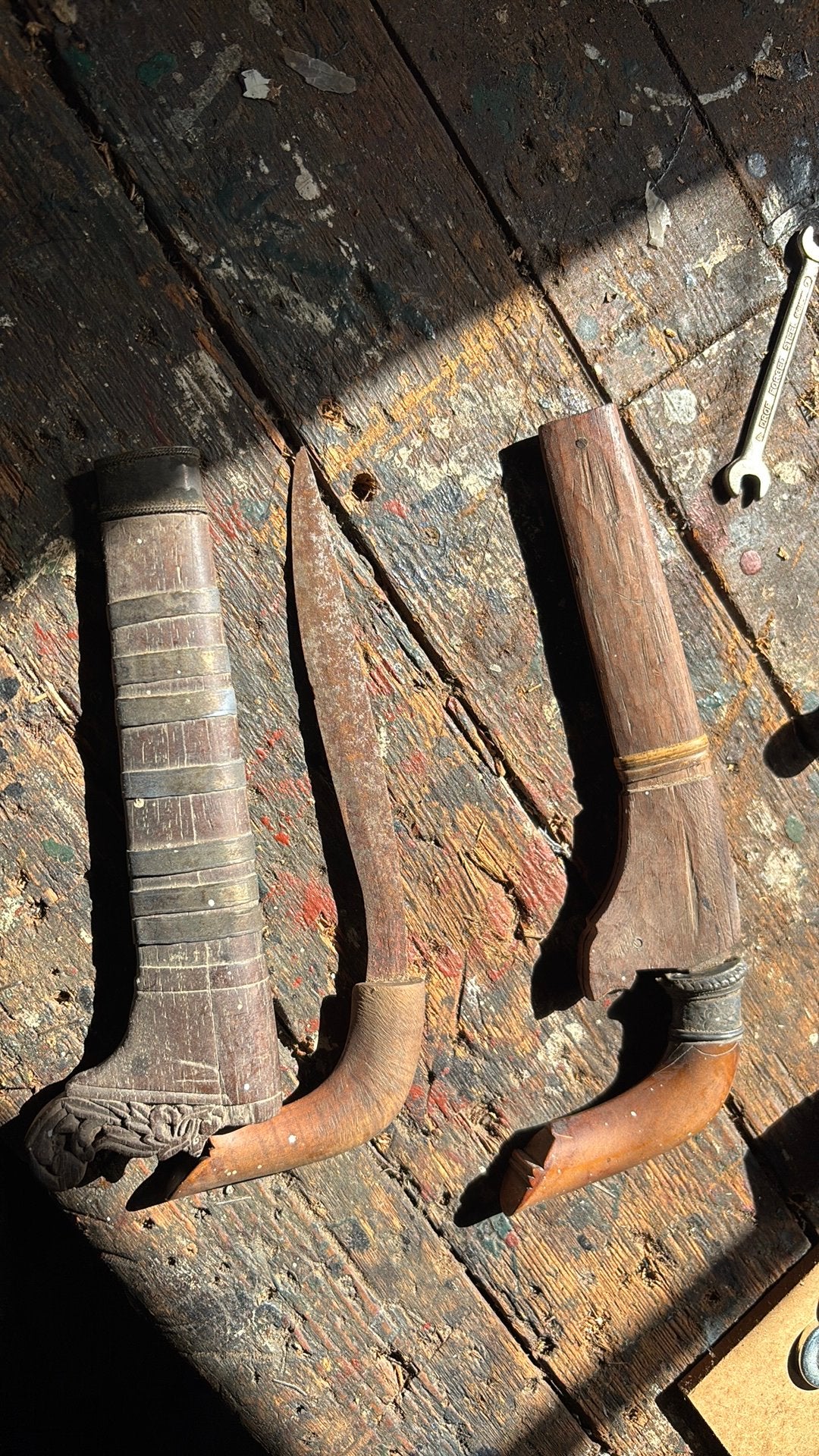 Antieke Indonesische messen (Keris/Golok), Antiek en Kunst, Ophalen of Verzenden