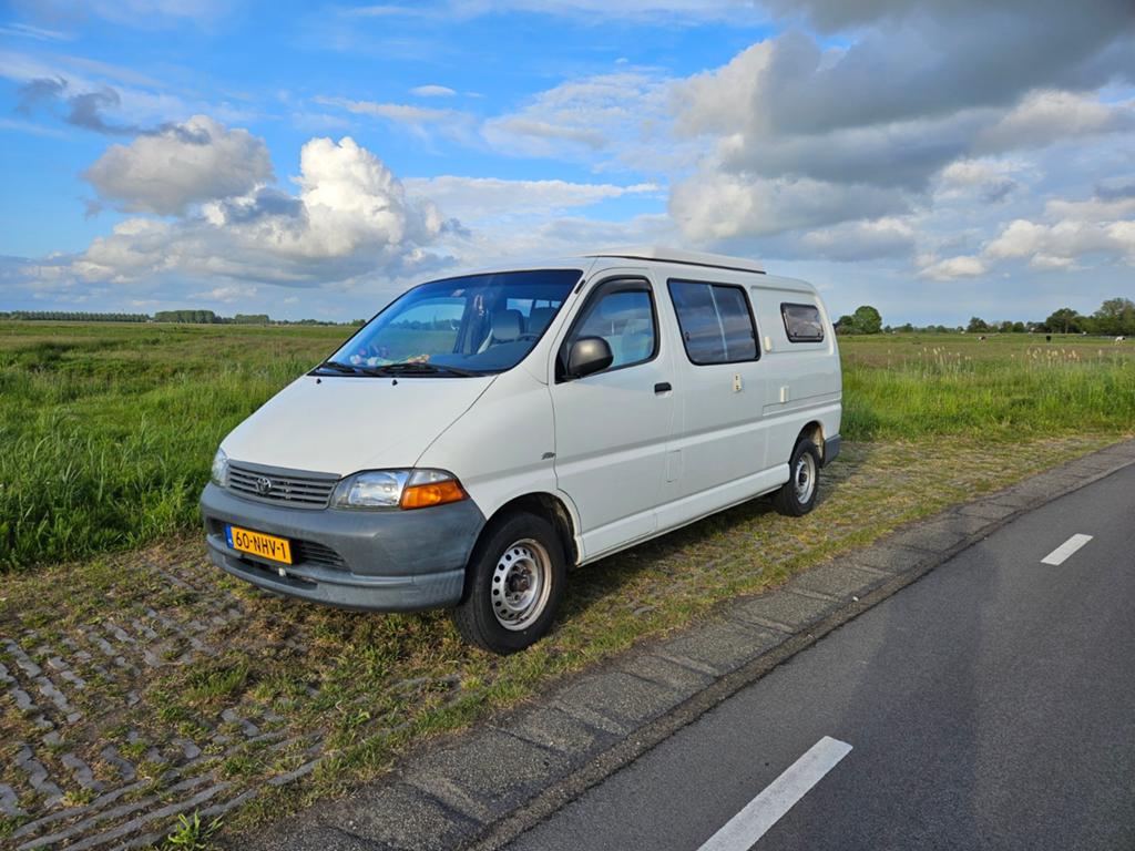 Toyota Hi-ace camper 2.5 D4-D 100 lang, Overige merken, Buscamper of Camperbus, Tot en met 2, Particulier