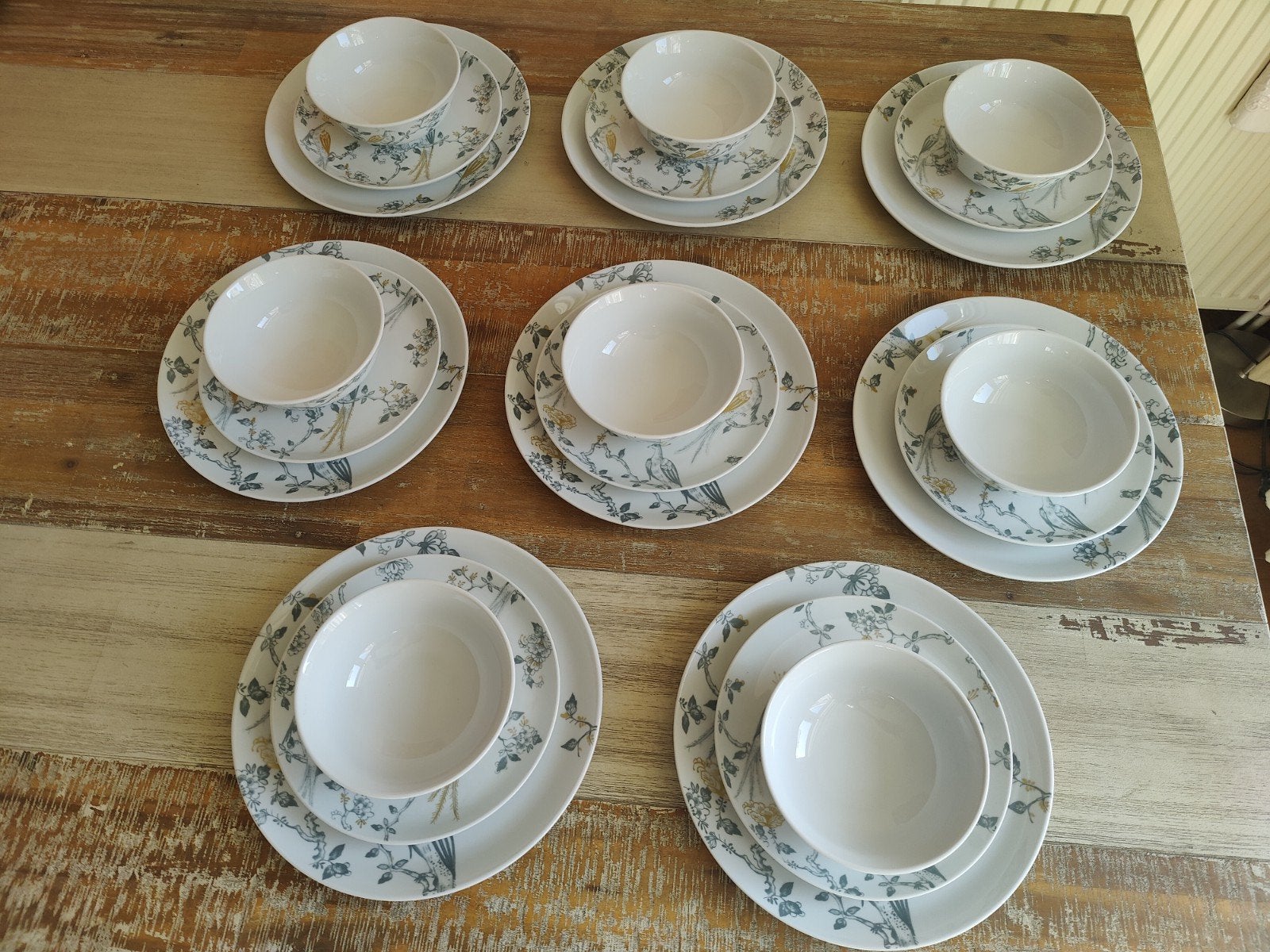 Villeroy en Boch AH Vivo  Peacock servies 8 pers, Huis en Inrichting, Ophalen, Villeroy & Boch, Nieuw, Overige stijlen
