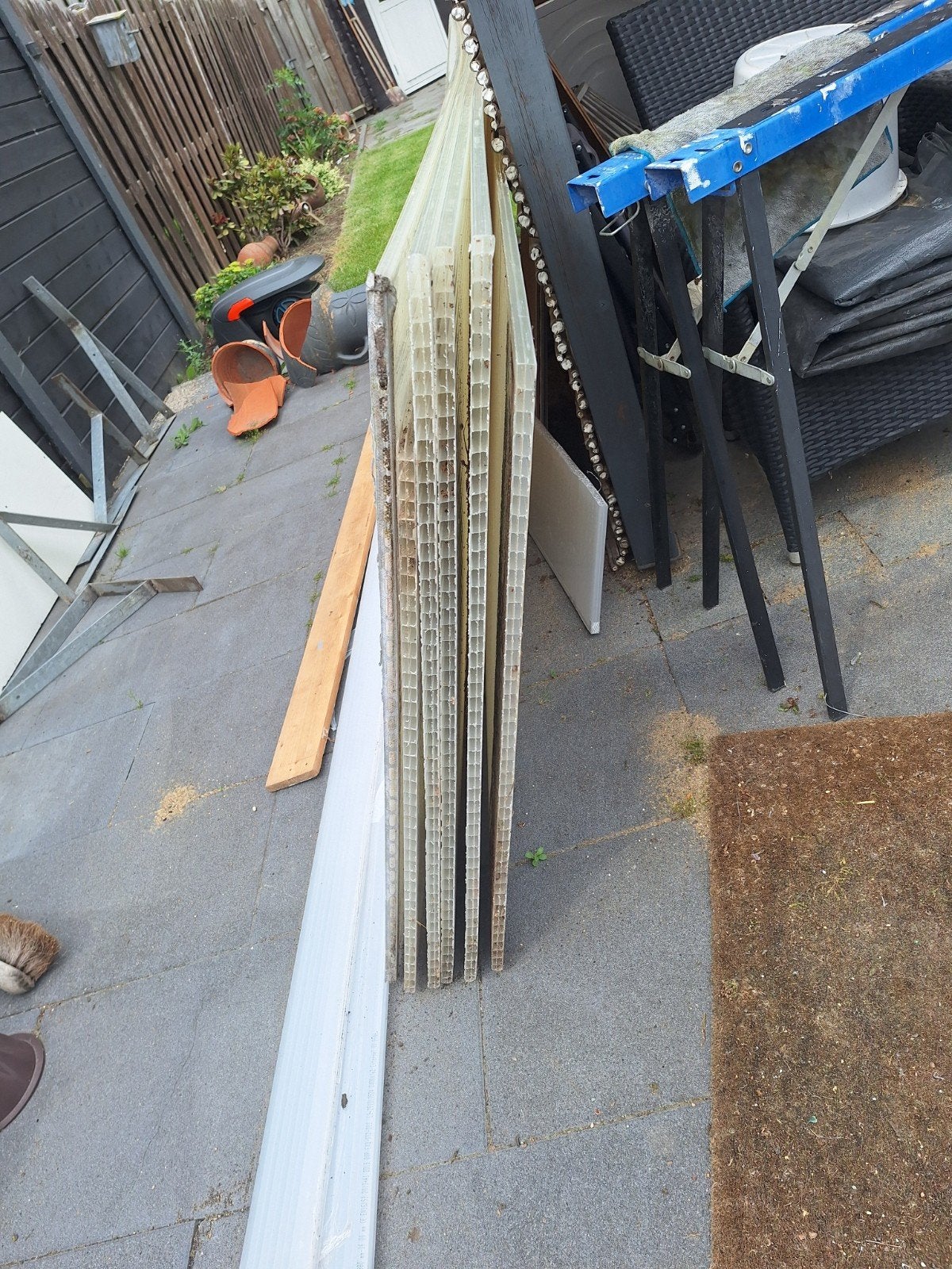 Golfplaten / Lichtplaten - Diverse afmetingen, Doe-het-zelf en Verbouw, Platen en Panelen, Ophalen of Verzenden, Gebruikt