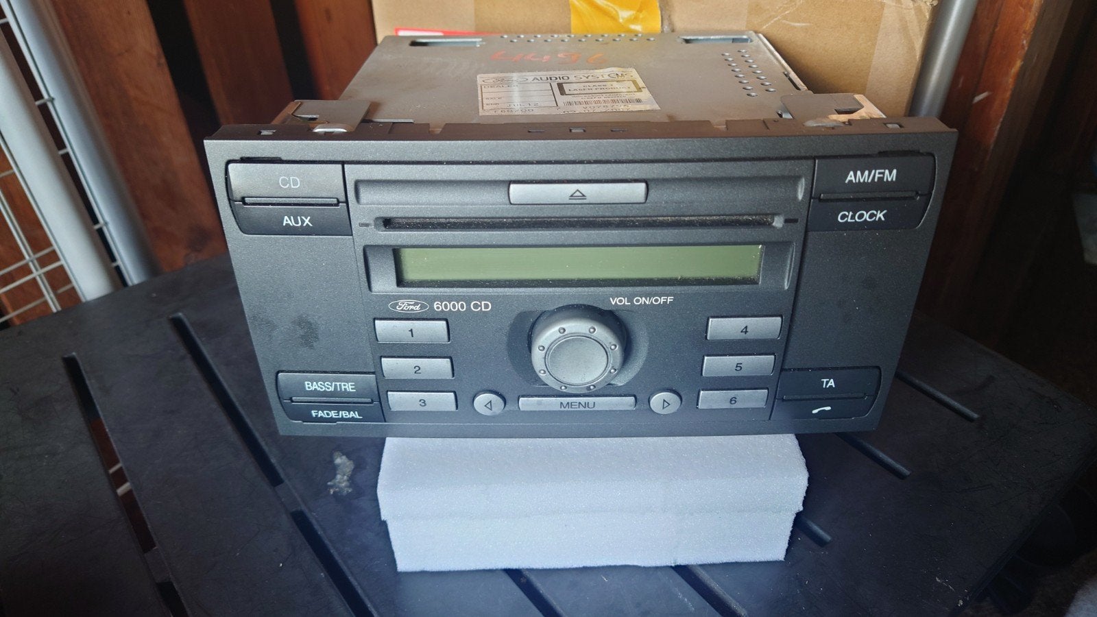 Originele Ford 6000 CD Autoradio met Radiocode, Auto diversen, Ophalen of Verzenden, Gebruikt