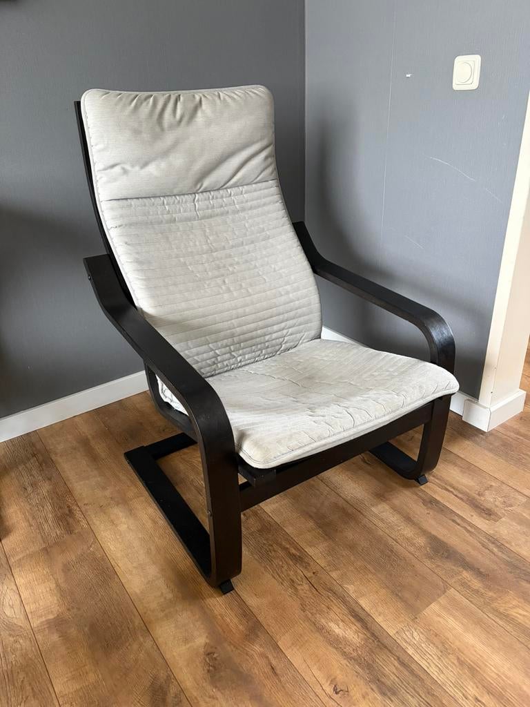 Ikea stoel te koop, Huis en Inrichting, Stoelen, Gebruikt, Zwart, Eén, Ophalen