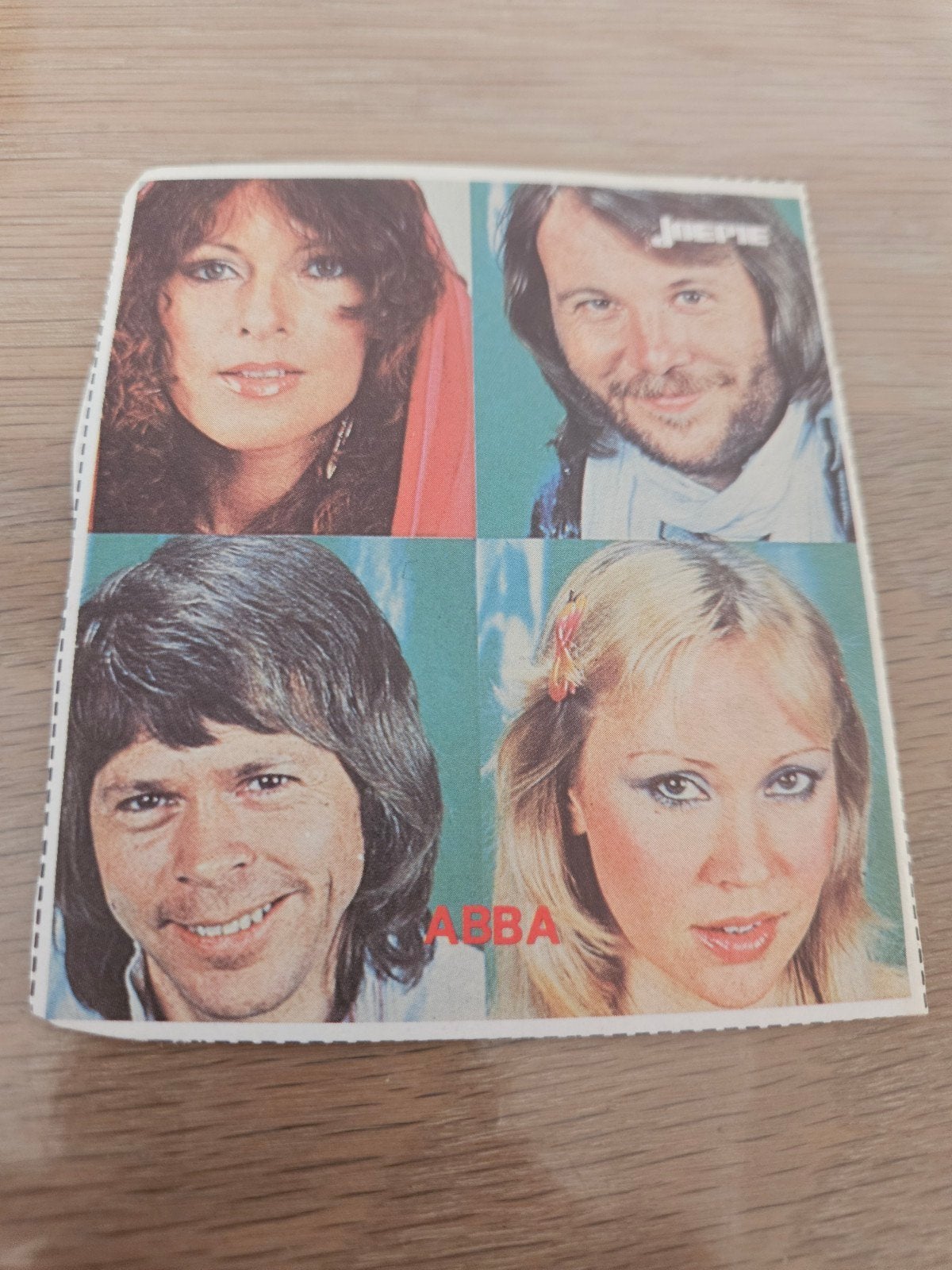 Abba sticker, Ophalen of Verzenden, Zo goed als nieuw