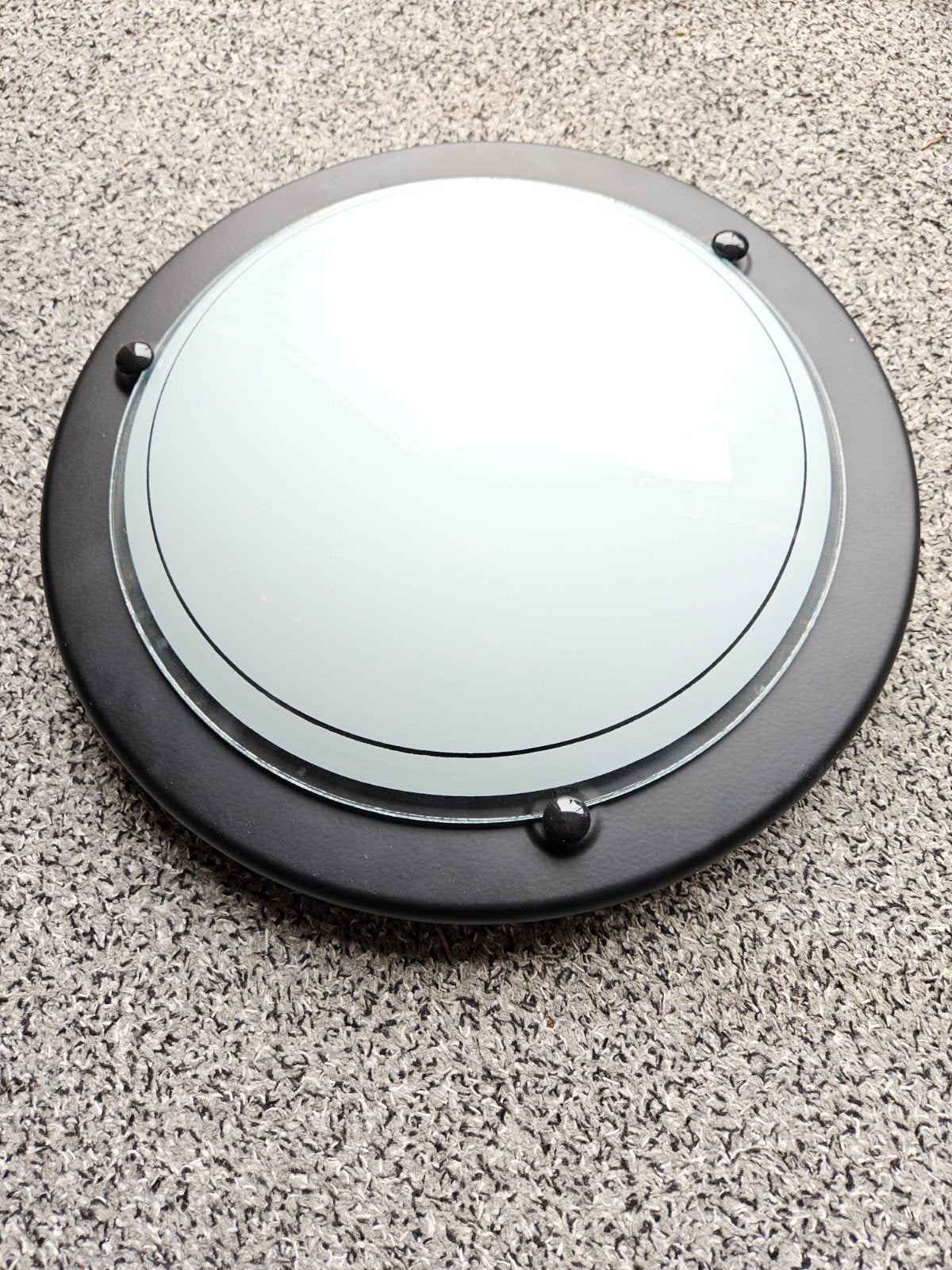 Plafond lamp 30 cm, Ophalen, Gebruikt, E27 (groot), Bruin