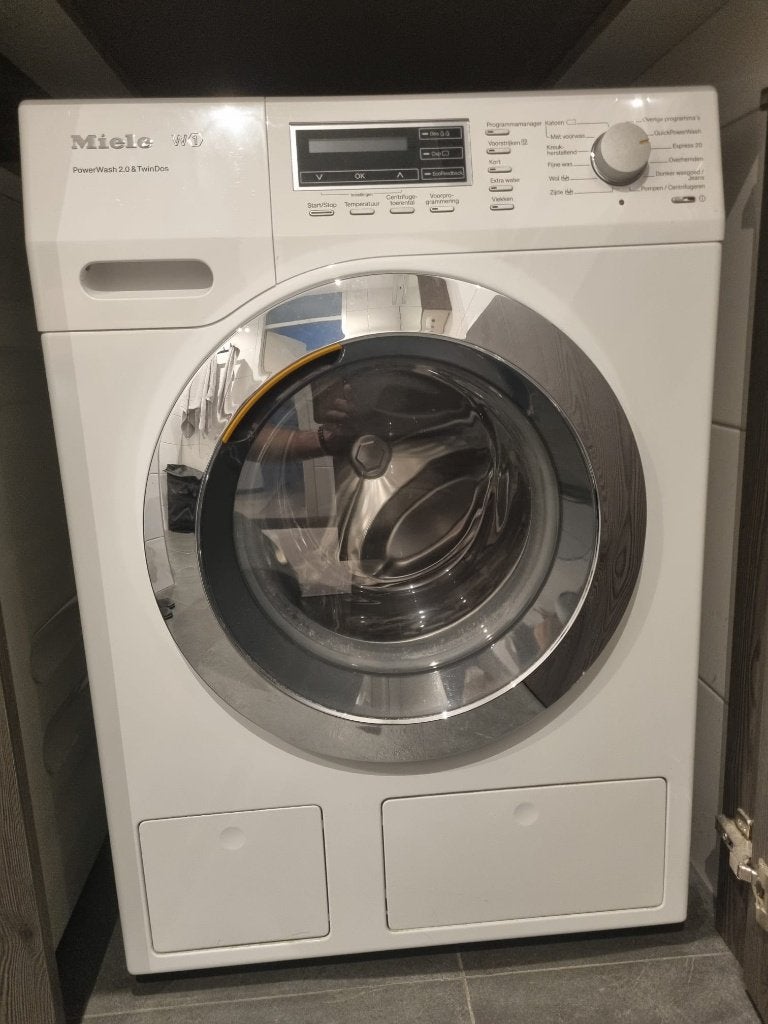 Miele Wasmachine W1 PowerWash 2.0 & TwinDos, Witgoed en Apparatuur, Wasmachines, Ophalen, Gebruikt, 8 tot 10 kg, 1600 toeren of meer