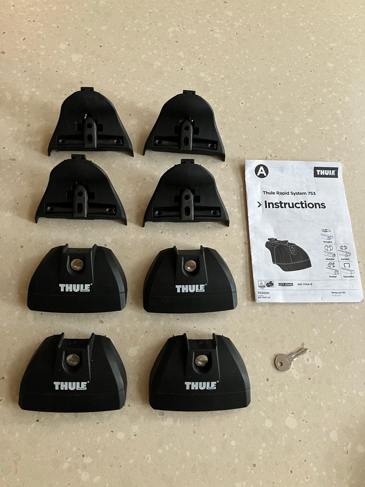 Thule Rapid System 753 dakdragerset, Auto diversen, Ophalen, Zo goed als nieuw