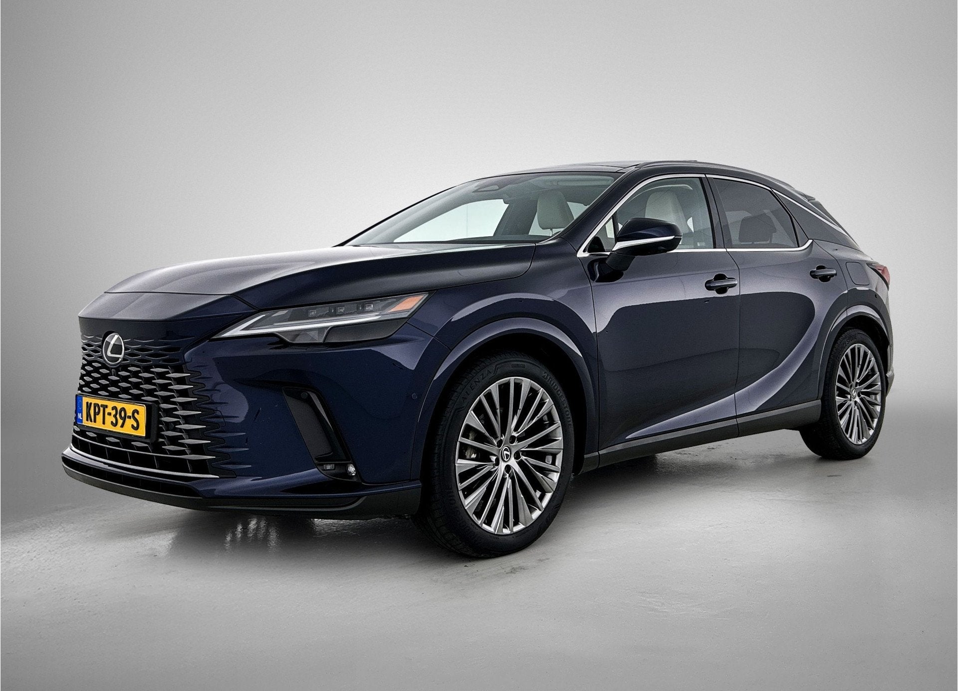 Lexus RX 450h+ Plug-in Hybrid President Line | Panoramisch S, Auto's, Automaat, Gebruikt, 4 cilinders, Blauw