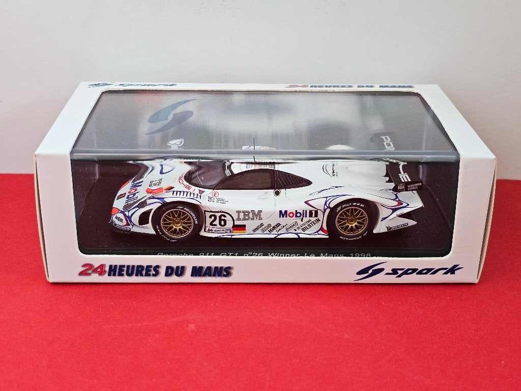 Porsche 911 GT1, car # 26, Winner Le Mans 1998. <NIEUWstaat>, Ophalen of Verzenden, Zo goed als nieuw, Auto, Overige merken