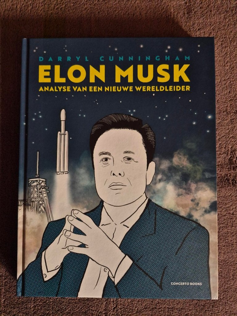 Elon Musk graphic novel nwst, Eén stripboek, Ophalen of Verzenden, Nieuw