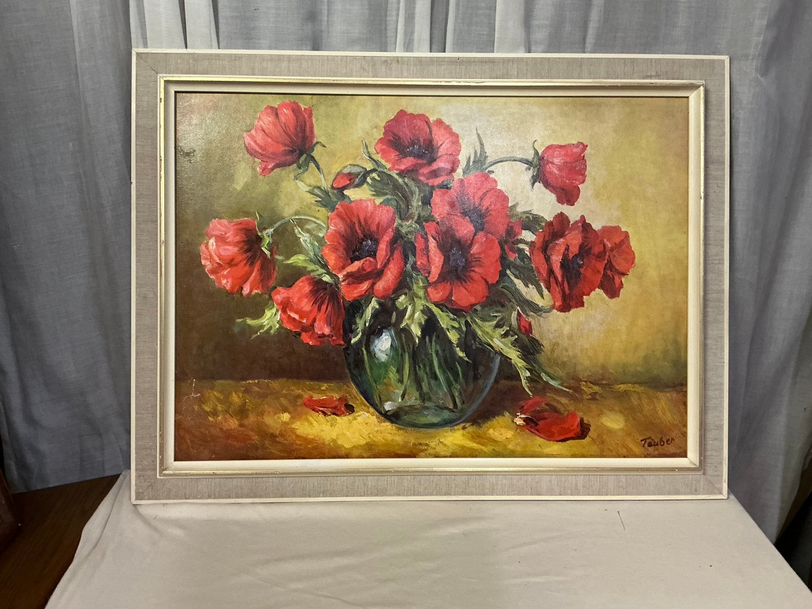 Prachtig schilderij ( druk) papavers, Ophalen of Verzenden