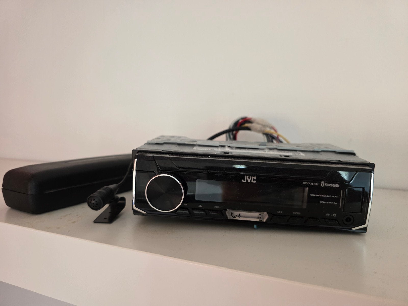 JVC KD-X351BT autoradio met Bluetooth, Ophalen of Verzenden, Zo goed als nieuw