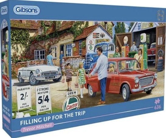 Gibsons - Filling Up For The Trip - 636 stukjes, Ophalen of Verzenden, 500 t/m 1500 stukjes, Nieuw, Legpuzzel