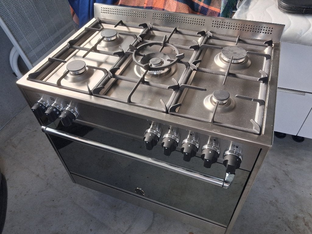 Oven bertazzoni, Ophalen, 60 cm of meer, Nieuw, Gas