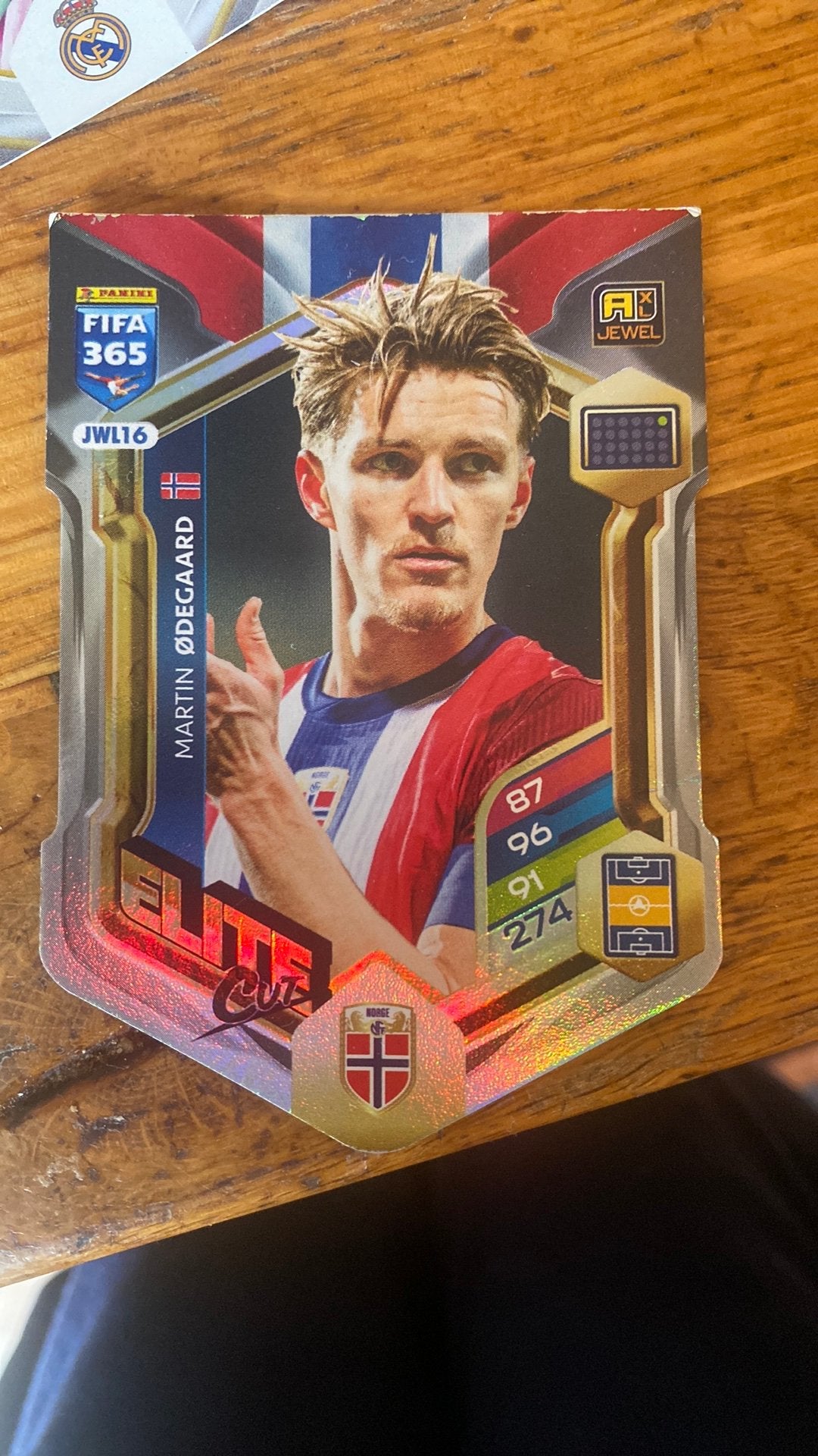 Martin Ødegaard FIFA 365 Elite Cut Voetbalkaart, Ophalen of Verzenden, Zo goed als nieuw, Buitenlandse clubs, Spelerskaart